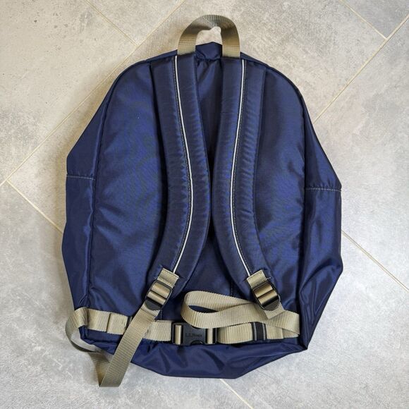 L.L. Bean Deluxe Book Pack Backpack Navy 37L 103372 Camp Ozark Logo - Picture 3 of 14